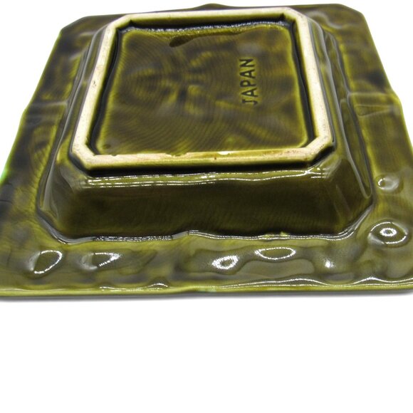 Vintage JAPANESE Ceramic ASHTRAY With 3D Fruit Design And Green Border - Picture 8 of 10